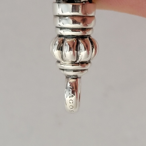 LAGOS Sterling Silver 7mm Caviar Rope Bracelet, size 7 - Picture 2 of 9